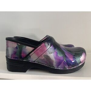 New! Dansko Women's Professional Clogs Mystic Patent Leather 42 Size 11.5-12